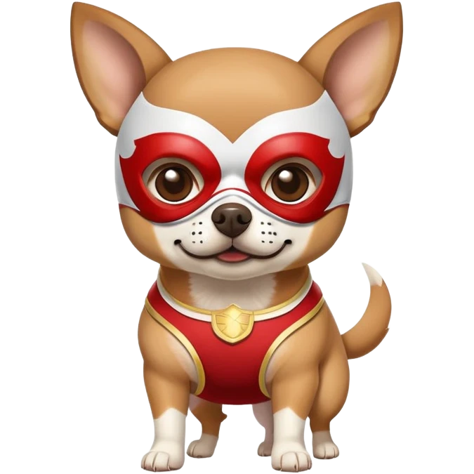 Chihuahua dog luchador  emoji