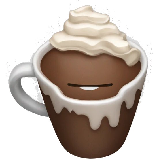 Hot chocolate emoji