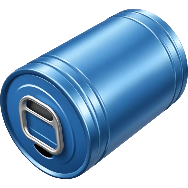 blue can emoji