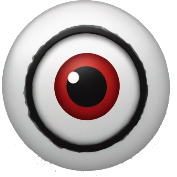 A emoji with a sharingan emoji