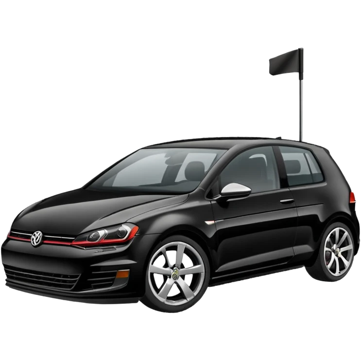 full black golf mk7  emoji
