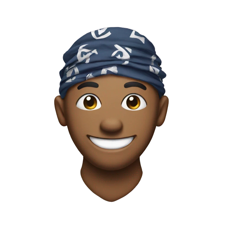 Smily face with a bandanna  emoji