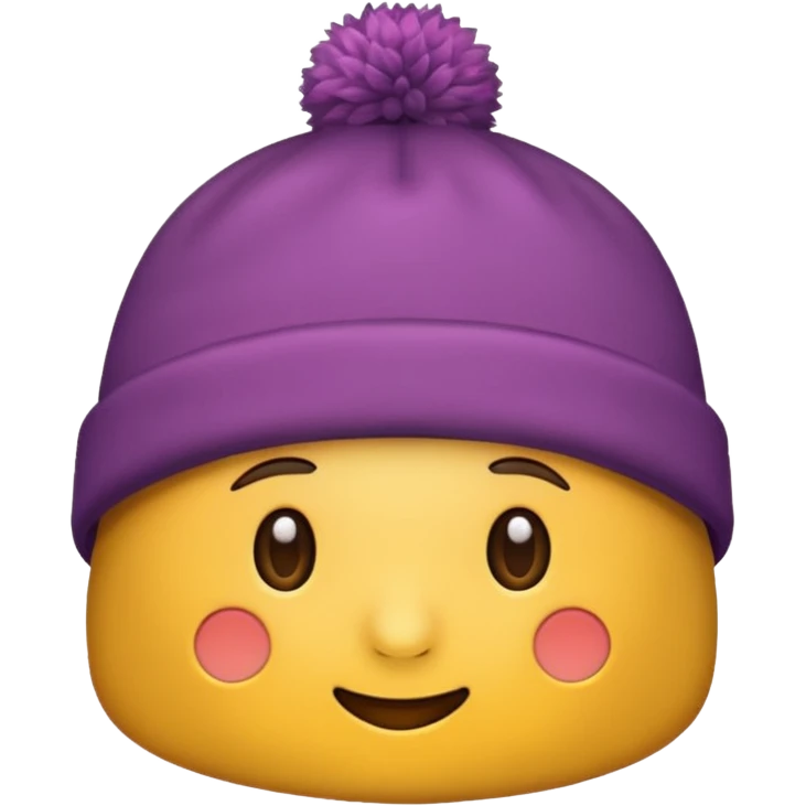 Winter hat emoji