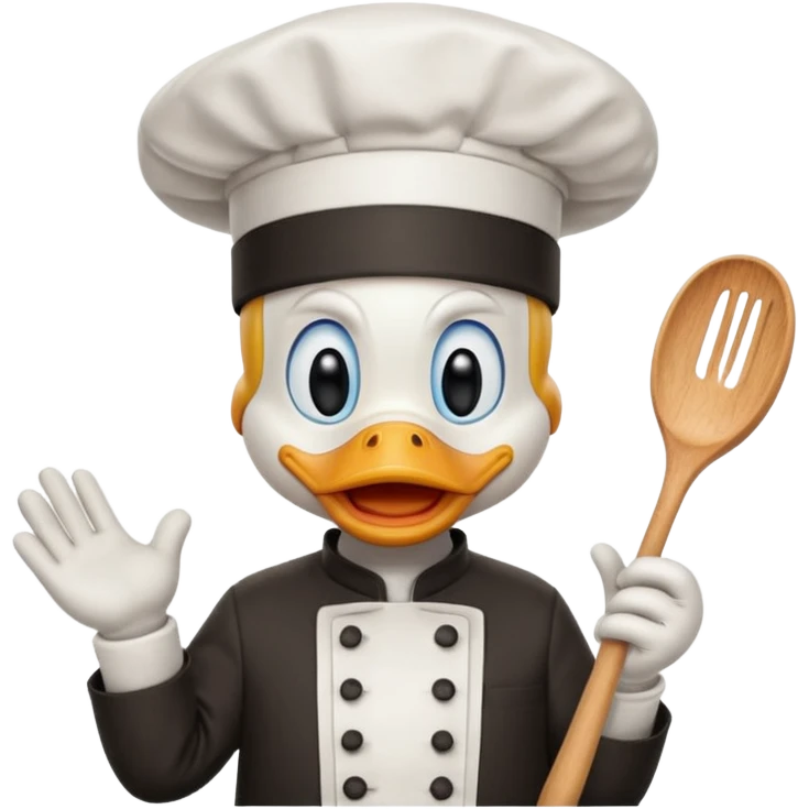 donald duck in chef hat







 emoji