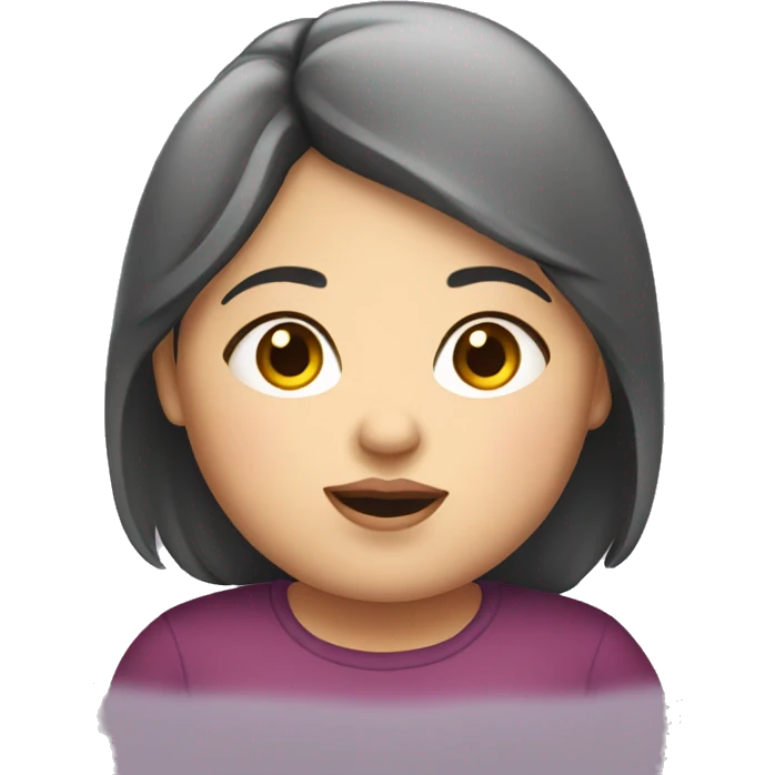 Chubby girl  emoji