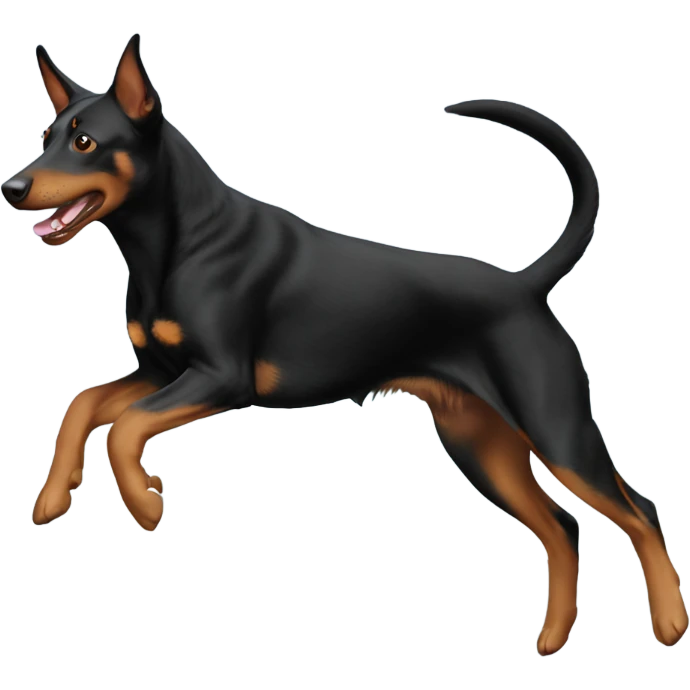 Australian kelpie jumping emoji