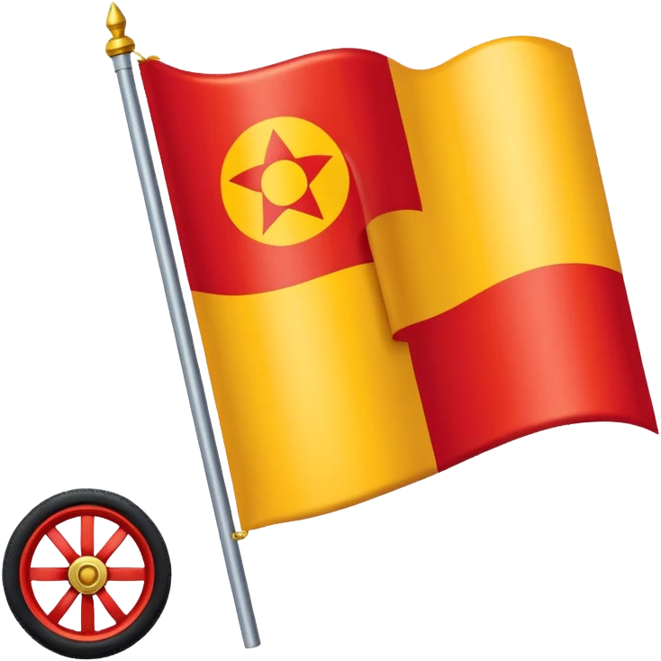 Drapeau gitan  emoji