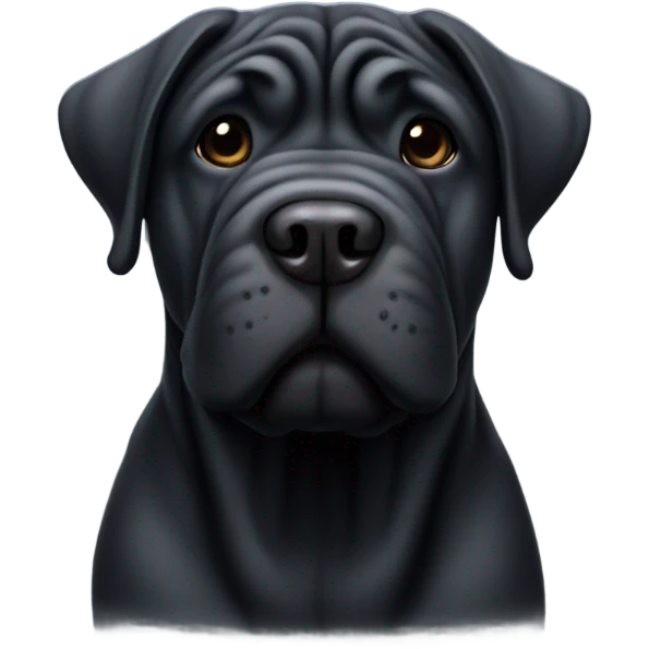black shar pei  emoji