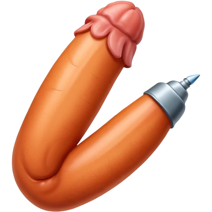 a veiny penis emoji