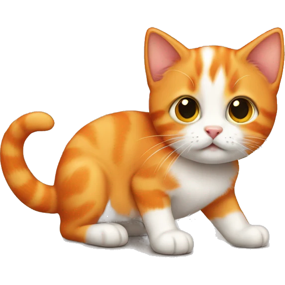 orange kitten  emoji