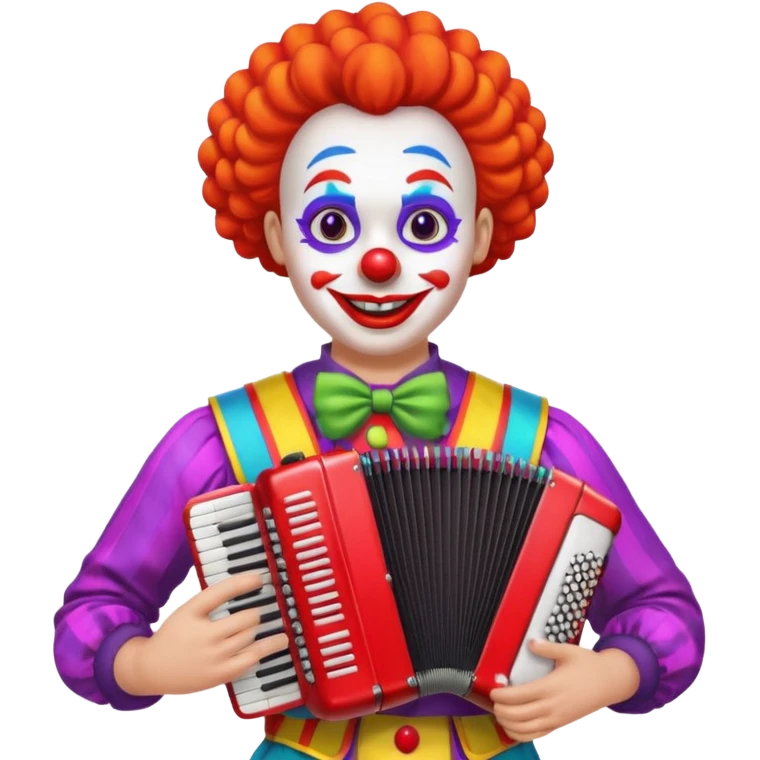  Clown with Accordion emoji