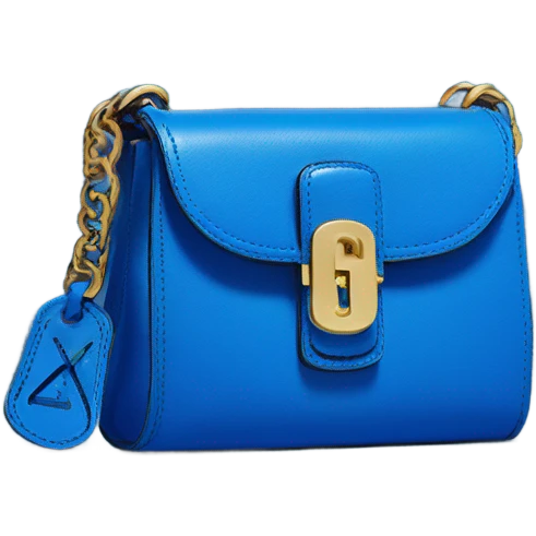Marc Jacobs blue purse emoji