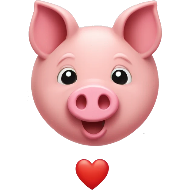 Heart oink emoji