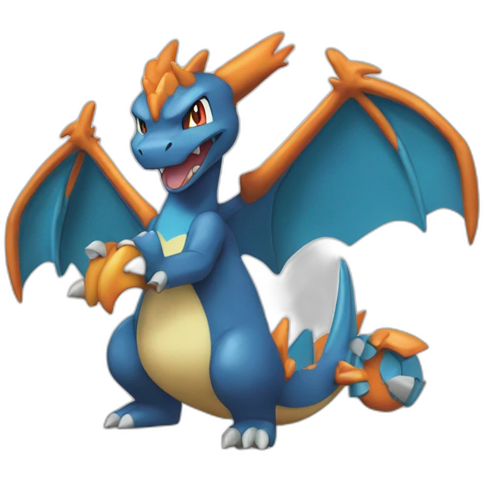 mega Charizard X pokemon emoji