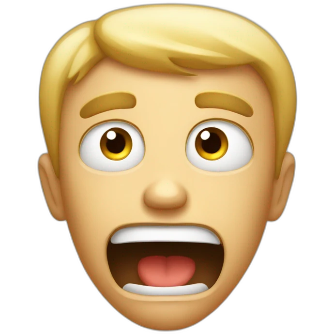 a face that is shocked and angry emoji