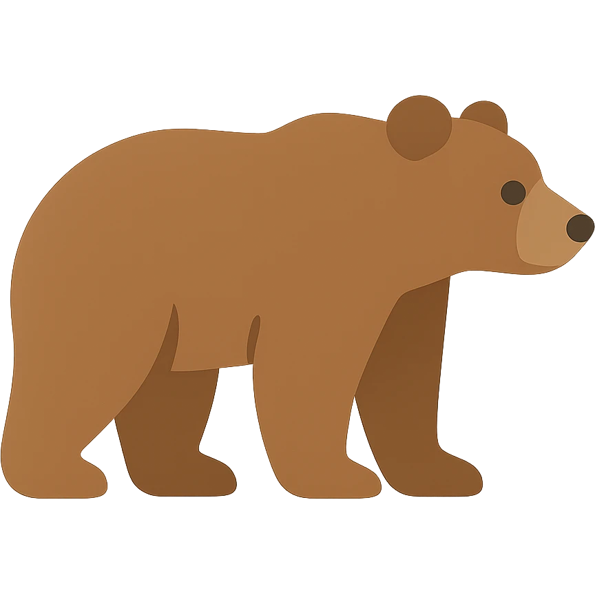 Grizzly bear emoji