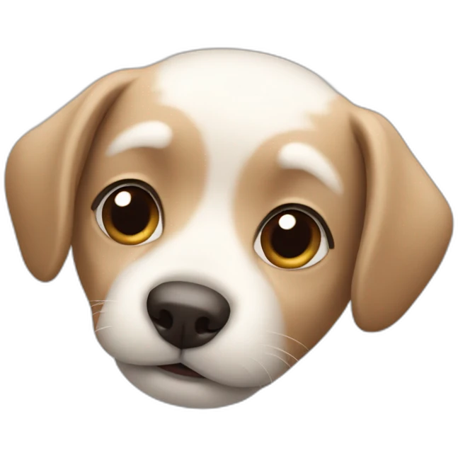 A little dog emoji