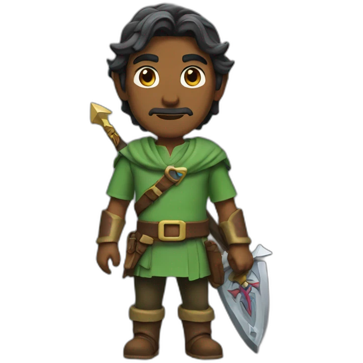 Man play zelda emoji