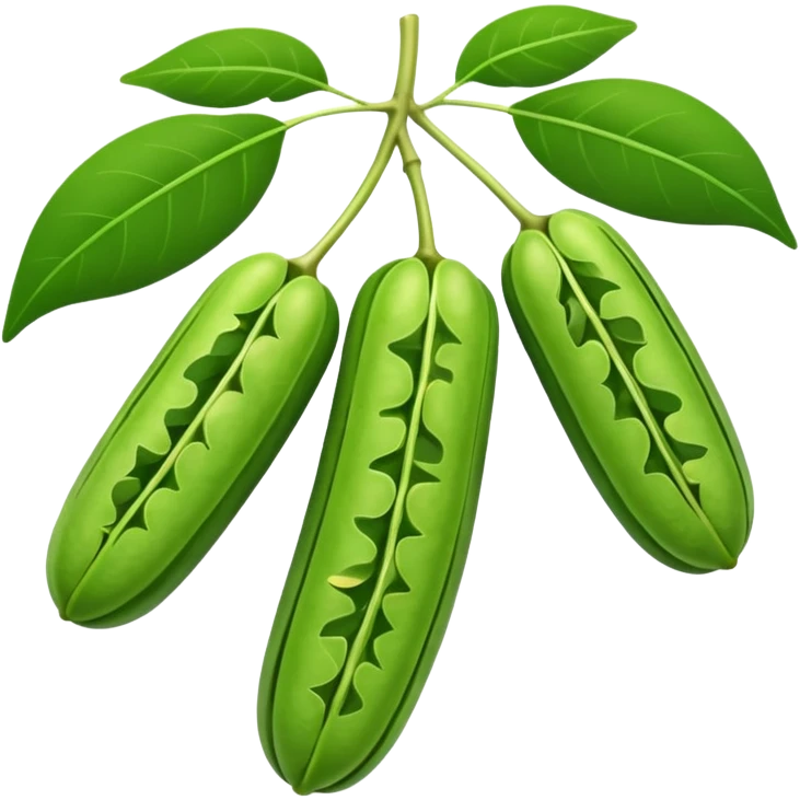 Moringa
oleifera  fruit  emoji