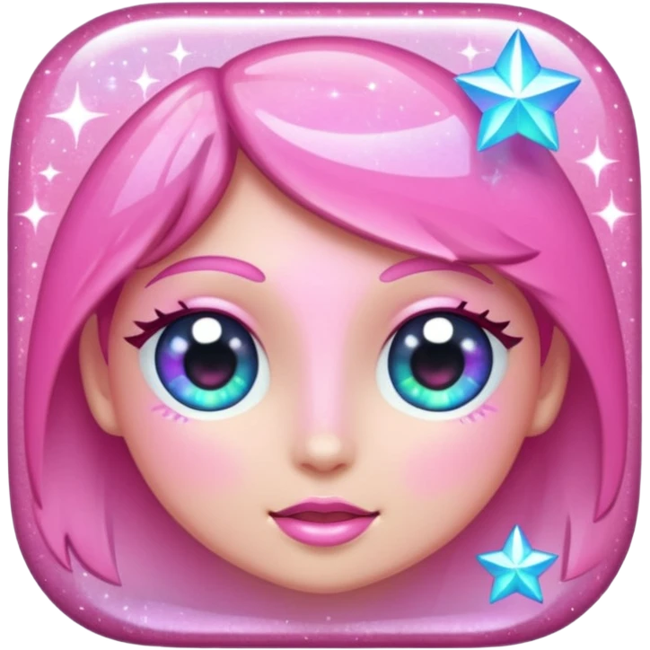 pink sparkles emoji emoji