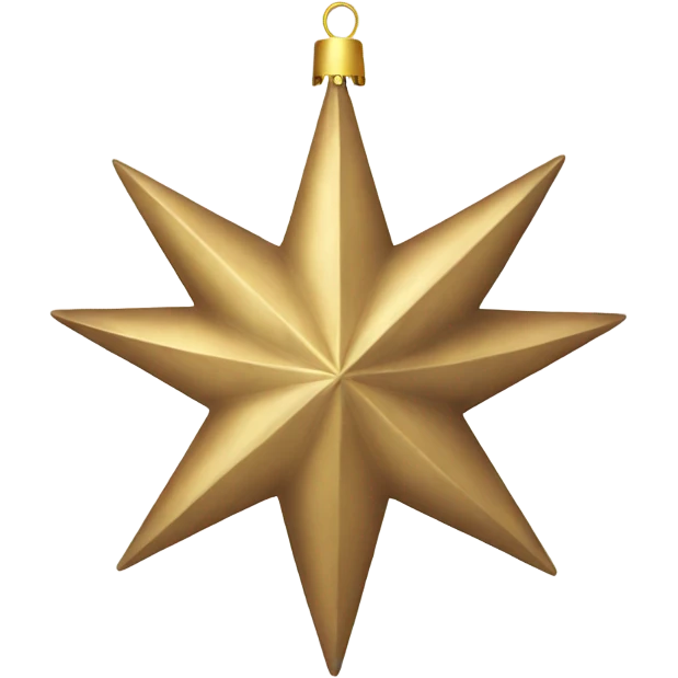 aesteticchristmas decoration star emoji