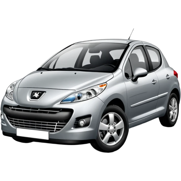 Create car(pegout 207) emoji for free emoji