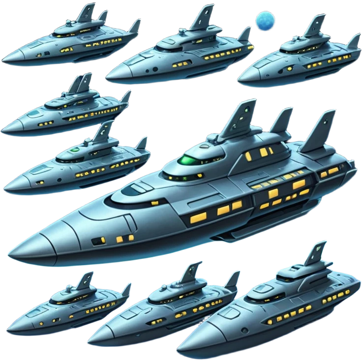 Outter space alien armada space background emoji