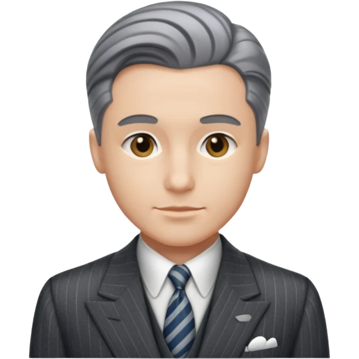 A person wearing a 1940s suit emoji