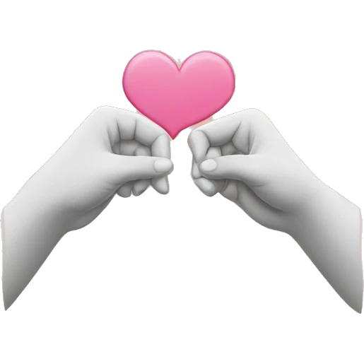 Hands signaling a pinky promise  emoji