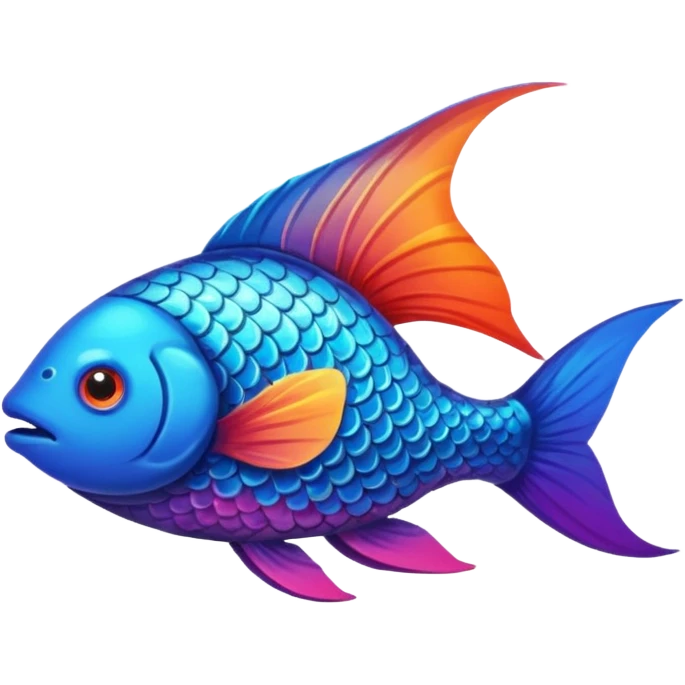 Pregnant man fish emoji
