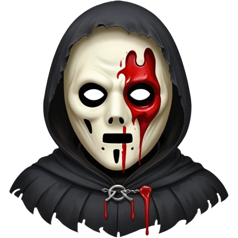 old ghostface from the Scream movie emoji