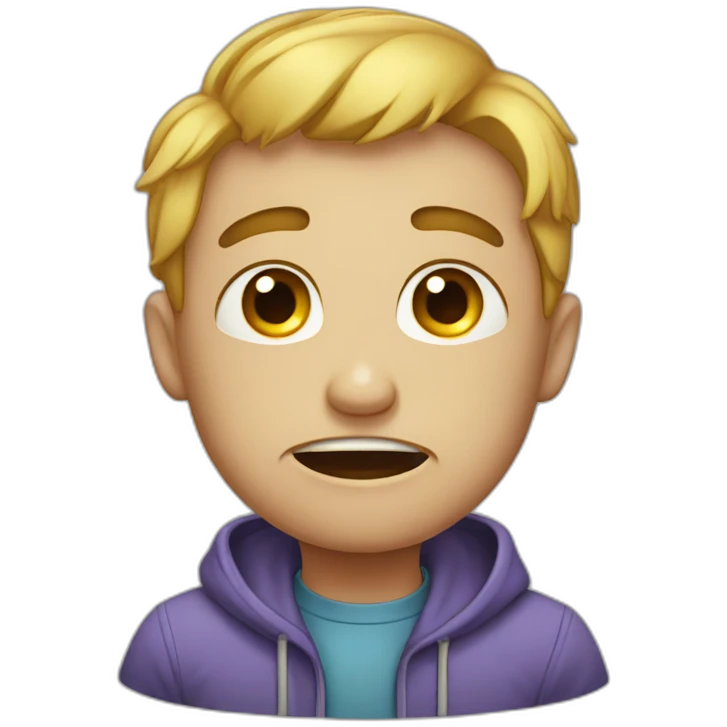 qwerty crying that his family abandoned him emoji