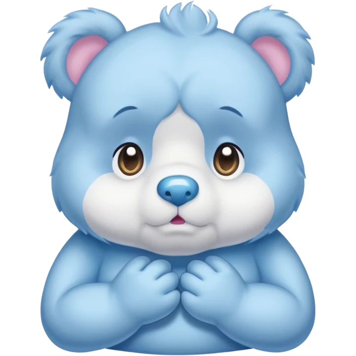 Care bear sad  emoji