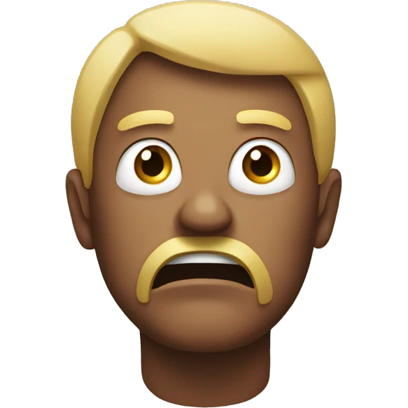 warrior shocked head man emoji