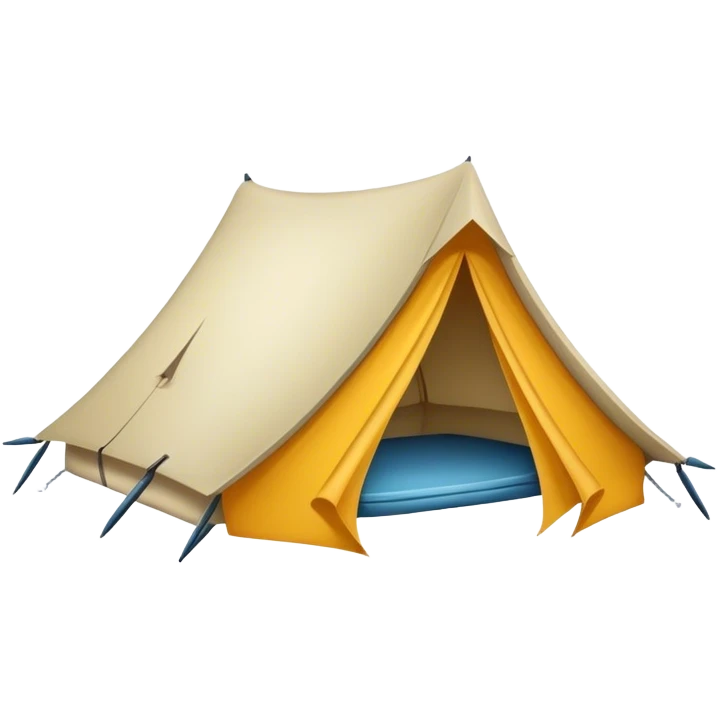 upside down tent emoji