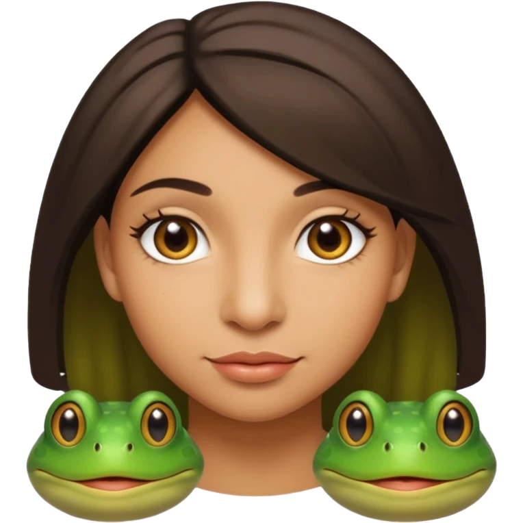 Frog lady  emoji