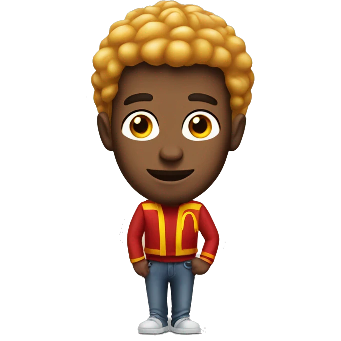 Guy with mcdonalds emoji
