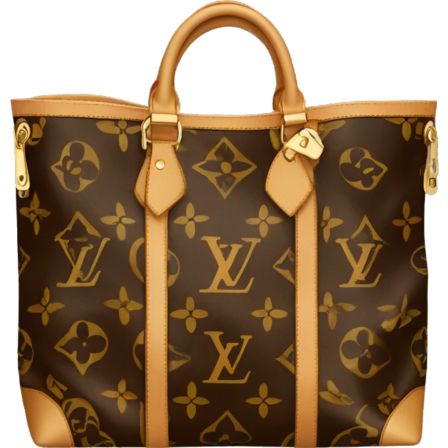 Louis Vuitton tote bag emoji