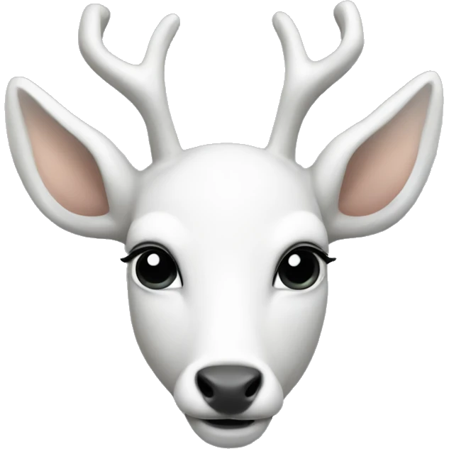 White deer emoji