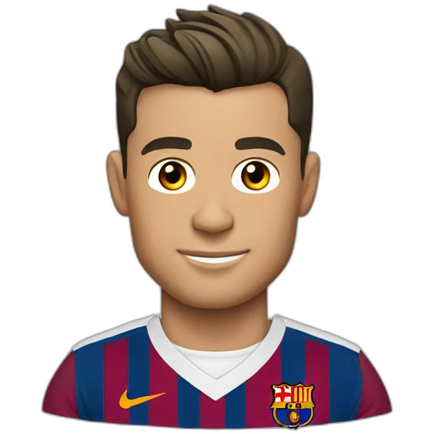 cristiano ronaldo barcelona polo emoji