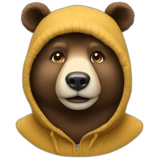 bär mit mütze emoji