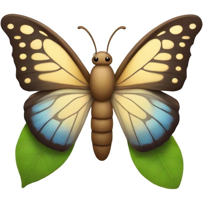 Butterfly praying emoji