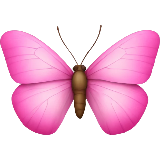 borboleta rosa emoji