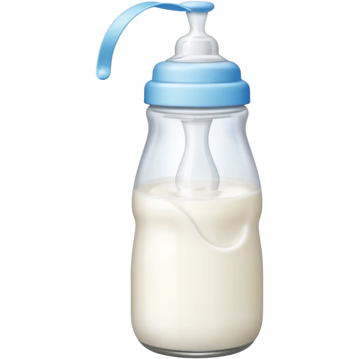 baby bottle tilted  emoji