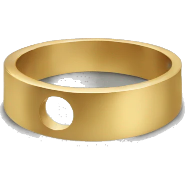 simple gold ring circle emoji