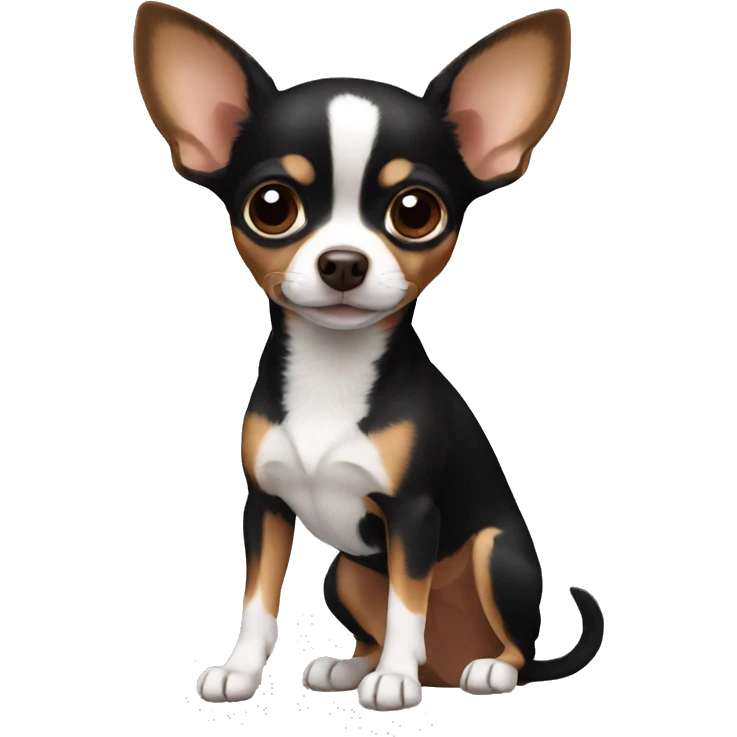chihuahua black and brown emoji