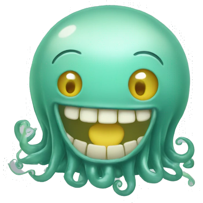 méduse souriante emoji
