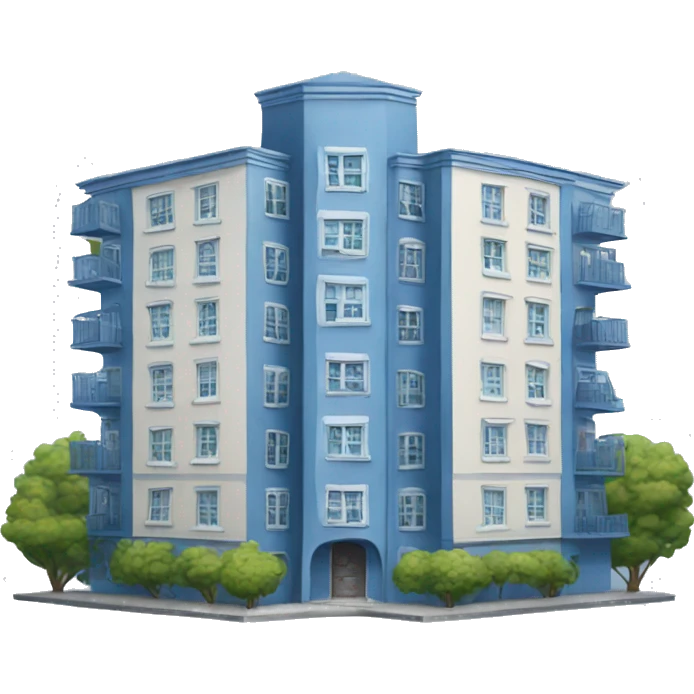 Blue Apartments emoji