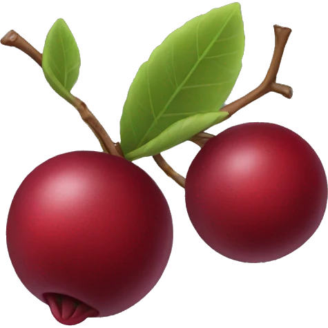 cranberry emoji