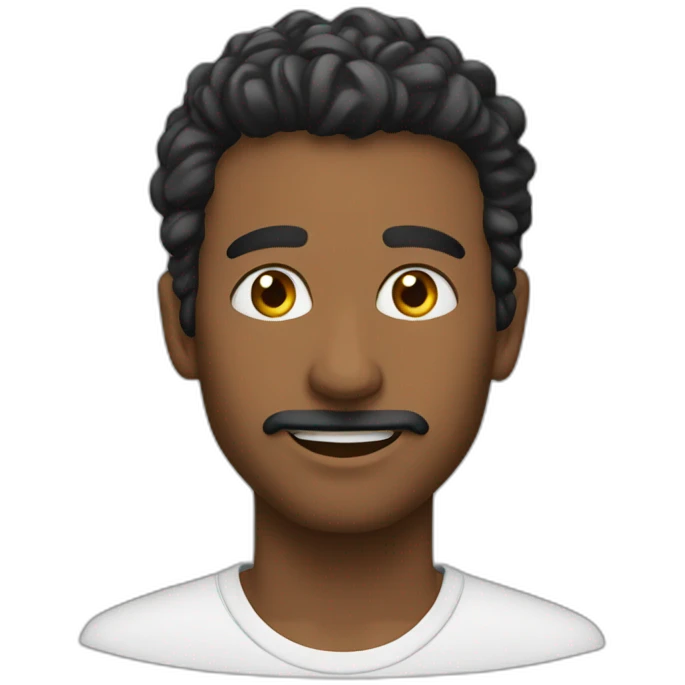 فتى يرتدي كمامة emoji